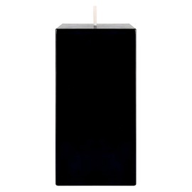 Mega Candles 1 pc Unscented Black Square Pillar Candle, Hand Poured Premium Wax Candles 3 Inch x 6 Inch, Home Décor, Wedding Receptions, Baby Showers, Birthdays, Celebrations, Party Favors & More