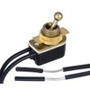 B&P Lamp® On-Off Brass Toggle Switch