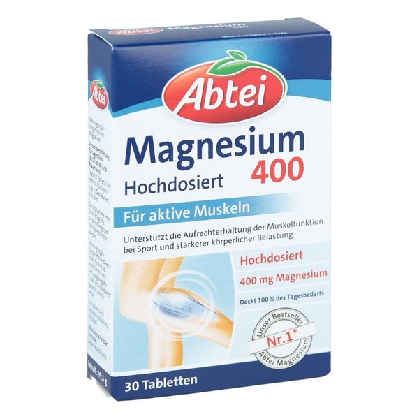 Abtei 0272158 Magnesium Tablets 400