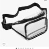 Mi-Mi's Closet New Clear BLACK Only Fanny Pack Stadium Ready