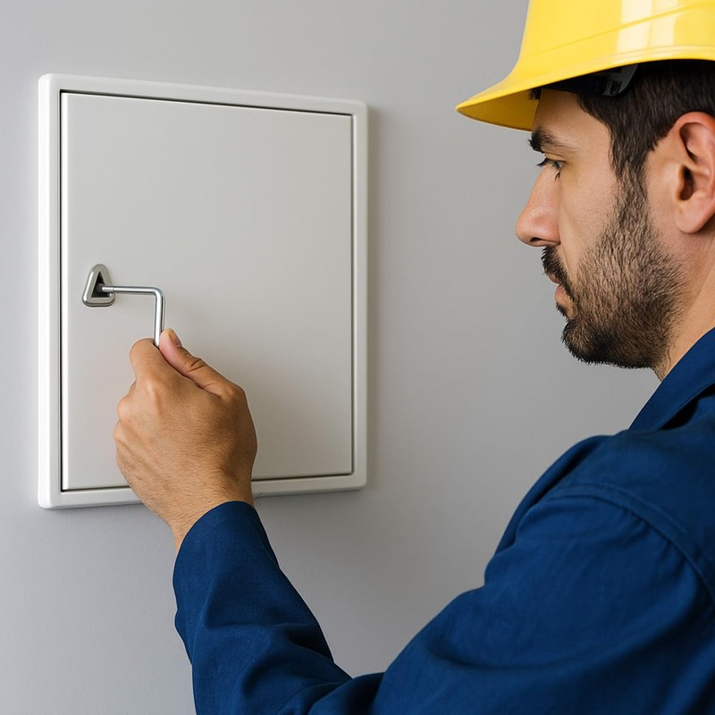 Lotsdonxia 2 Pcs Heavy-Duty Triangle Utility Keys – L-Shaped Gas