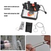 Emergency Survival Gear Equipment Tools, Survival Tool Kit Portable Emergency