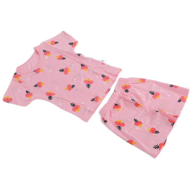 Baby Short Sleeve TShirt Short Pants Breathable Summer Clothes Pajamas