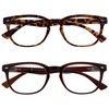 UV Reader Braune Schildpatt & Braun Lesebrille Wert 2er-Pack Designer