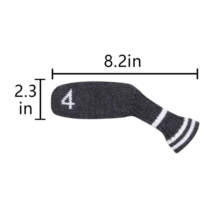 Scott Edward 10Pcs Golf Iron Headcover Set Washable & Durable