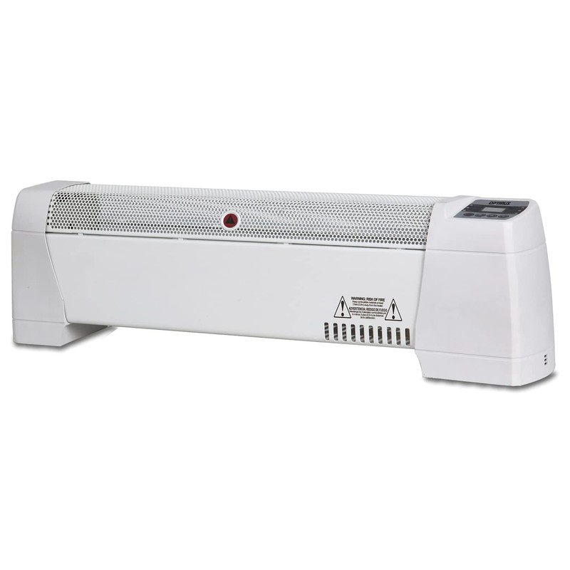 Optimus 30" Baseboard Convection Heater with Digital Display & Thermostat