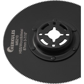 HERKULES M5210 HSS Segment Saw Blade Offset M2 by – Dimensions: Diameter: 87 – for T = 0.8 ZPZ 18 – For Material/Features: Wood, Plastic, Aluminium, Steel, nonferrous Met.