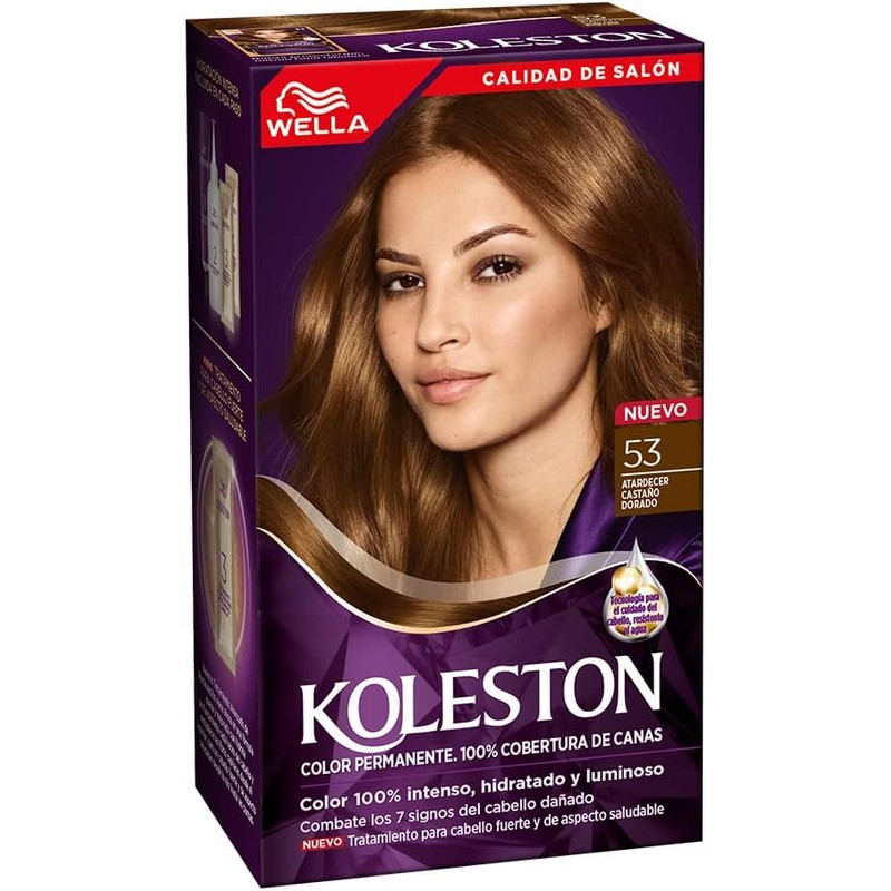 Koleston Tinte Permanente 53 Atardecer Castaño Dorado