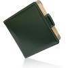FRANK GERALD Men's Bi-fold Wallet, Genuine Leather, Thin, Large Capacity,