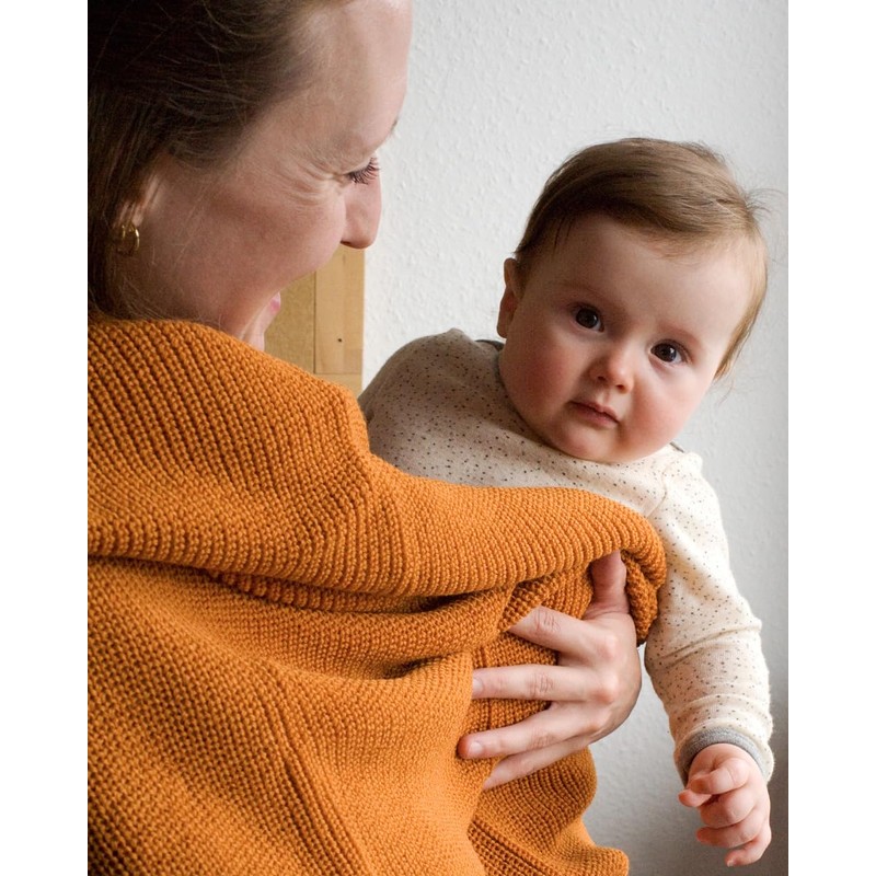 Lilano, Thick Baby Blanket, 100% Wool (kbT), 90 x 85