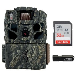 Generic Browning Dark Ops FHDR Trail Game Camera Includes 32GB Memory Card and J-TECH Card Reader (26MP) | BTC6FHDR, Camo