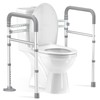 Toilet Safety Rails for Seniors, Adjustable Toilet Handles for Elderly