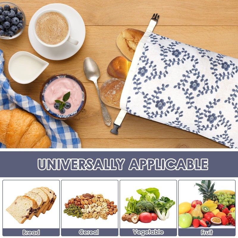 AwObEpl 1Pc/2Pcs Reusable Beeswax Bread Bags Portable Sourdough Bread Bags
