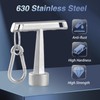 EVRBUL Upgraded Stainless 13/16" Penta Curb Box Key Wrench with