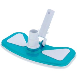 U.S. Pool Supply 11" Weighted Butterfly Pool Vacuum Head, 1-1/4" or 1-1/2" Swivel Hose Connection - Cleans Floor Debris - Safe for Vinyl Lined Pools