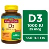 Nature Made Vitamin D3 1000 IU (25 mcg) Tablets 350