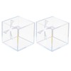 BESPORTBLE 2 Pcs Baseball Storage Case Practical Transparent Golf Ball