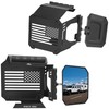 JOYTUTUS Towing Mirrors Extensions Compatible with 2018-2026 Wrangler JL/JLU &