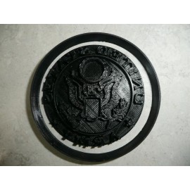 AJT US ARMY WITH WORDS MILITARY BRANCH SET OF 2 COOKIE CUTTER AND STAMP USA PR4172