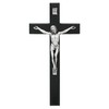 10 Black/Silver Crucifix"