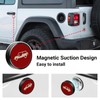 smnuxwm 3PCS Strong Magnetic Keyhole Covers for Jeep Wrangler JL