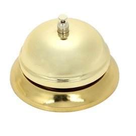 DIZLAS Bell Call Bell, Tabletop Bell, Counter Bell, Reception Counterbell (Gold)