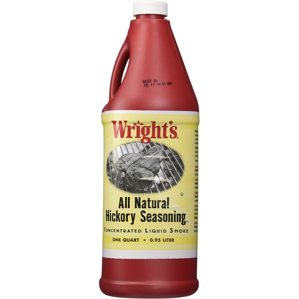 Wright's All Natural Hickory Seasoning, Liquid Smoke - 1 Quart