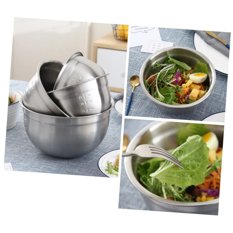 Zerodeko Anti-Rust Egg Beating Pot Fruit Bowl Salad Mixing Bowl