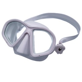 UMMY Diving Mask Ocean Ocean 3 Colors Free Diving Spear Fishing Fish Poke Scuba Diving Skin Diving Snorkeling (White)