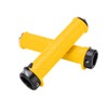 2PCS ENLEE Mountain Bike Handlebar Grips Comfortable TPR Rubber Locking