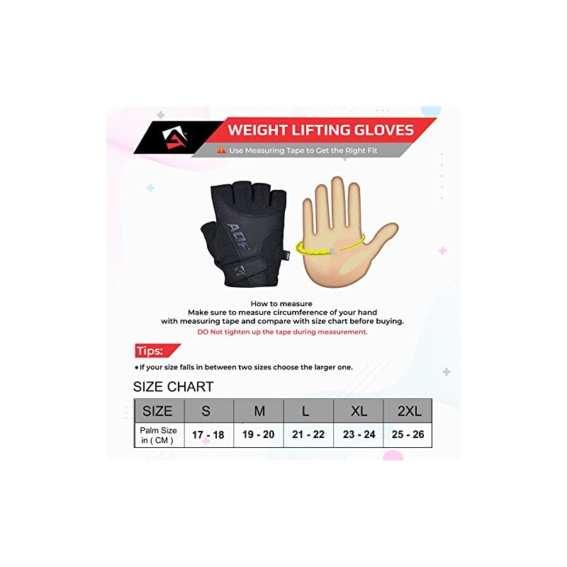 AQF Weight Lifting Gloves Ultralight Breathable Gym Gloves for Workout,