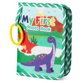 Toyvian Baby Photo Book Baby's My First Family Album My First Photo Book Baby Photo Album for Baby Shower Newborns, Green