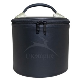 UK EMPIRE GROUP Deluxe Masonic Fez Hat Case Black (Imitation Leather) – Display Carrying Storage Box | Freemasons Cap Bags/Cases