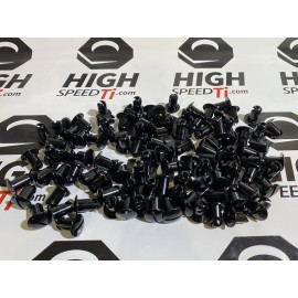 Highspeedti Dzus Button Aluminum Slotted Domed Head 10pc 7/16” Fasteners Quarter Turn .550