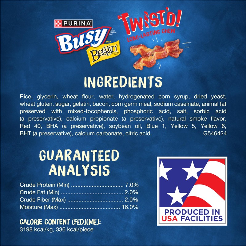 Purina Busy With Beggin' Dog Treats, Twist'd - 10 Count