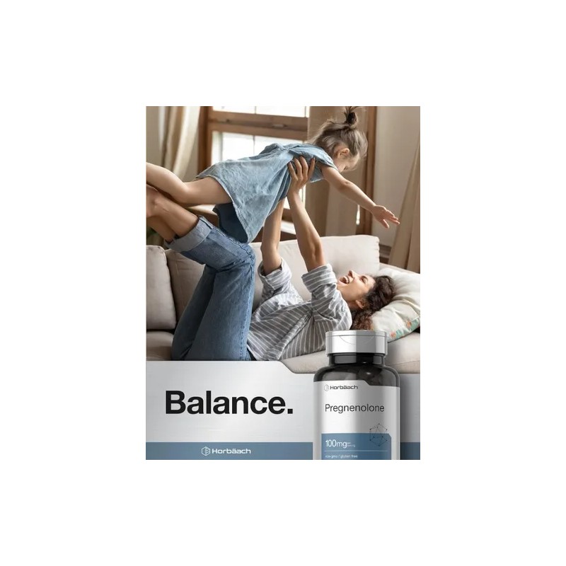Pregnenolone 100mg Apoyo Hormonal Y Bienestar 180 Americano Sabor Sin