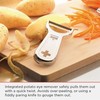 Kuhn Rikon Metallic Swiss Potato Peeler, Vegetable Peeler. Stainless Steel