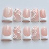 Luxury Press on Nails Short Duck Handmade 3D Unique Reusable