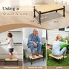 Step Stool with Handle for Elderly Adults, Medical Bedside Stepping