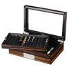 Lifomenz Co Pen Display Box Ebony Wood Display Case with