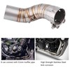 Motorcycle Full Exhaust System Middle Pipe Link Connect for Kawasaki