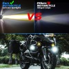 Par Luces Led Auxiliares Faros Para Motos Auto Impermeable