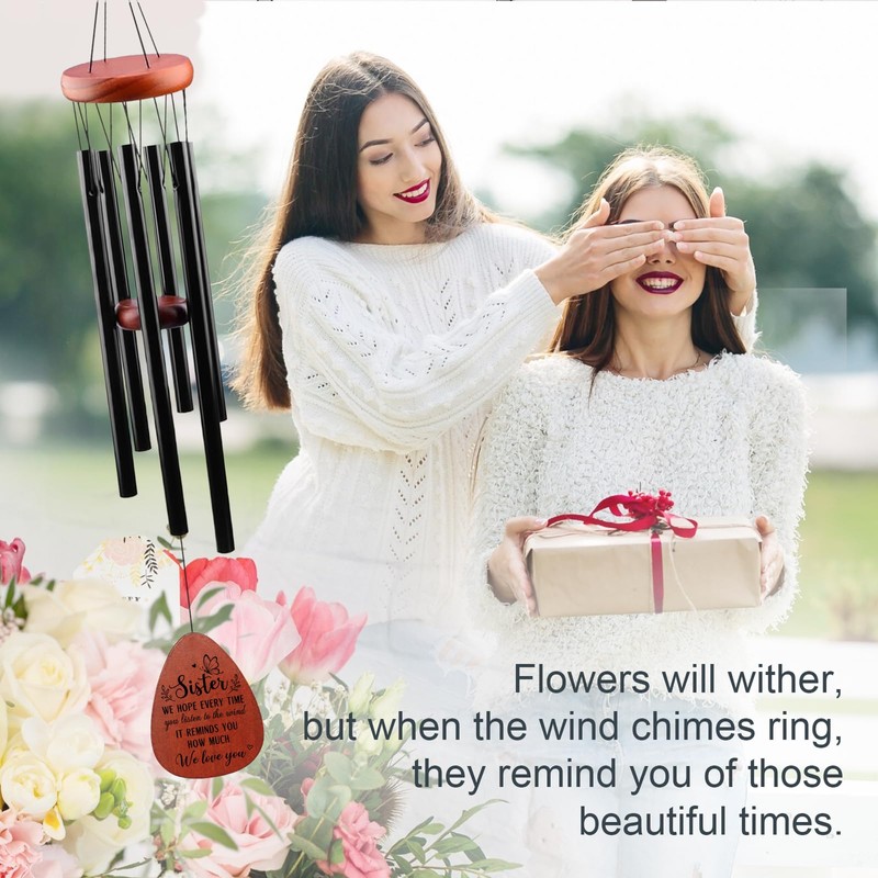 Gifts for Sister, Sister Brithday Gifts - Sisters Wind Chimes
