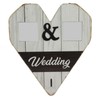 Wood Wedding Picture Frame Key Hook Wall Hanging Decoration Love