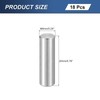 uxcell 18Pcs M6 x 20mm 304 Stainless Steel Dowel Pin,
