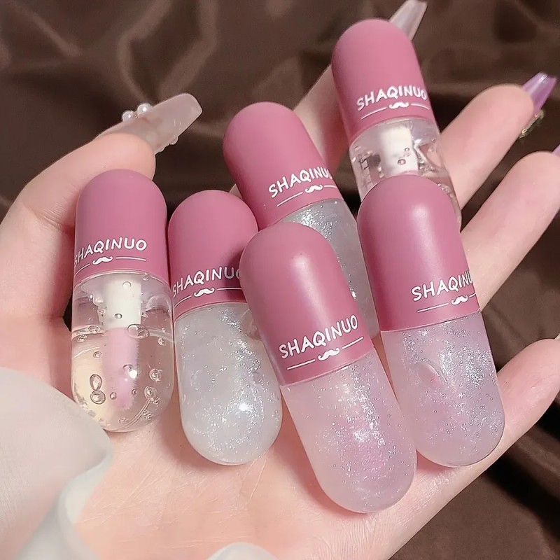 Set De 3 Labiales Glosswater Bálsamo Hidratación Duradera