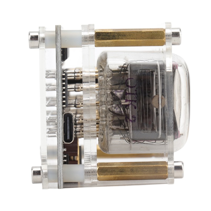 IN12 Glow Tube Clock with Remote Controller Electronic Digital Tube