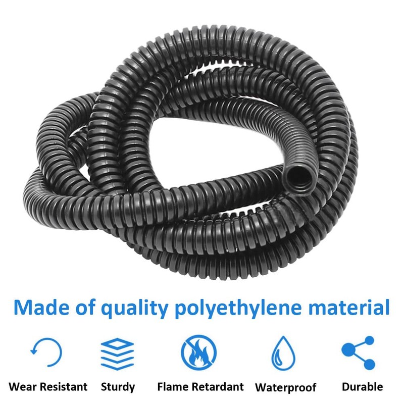 MOCNT Split Loom Wire Auto Split Loom Tubing Wire Conduit