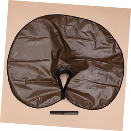 Minkissy 2pcs Eva Plastic Hairdressing Suit Shawl Comb Water-resistant for Salon Home Styling