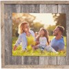 HomeRoots 8X10 Rustic Weathered Grey Picture Frame With Plexiglass Holder